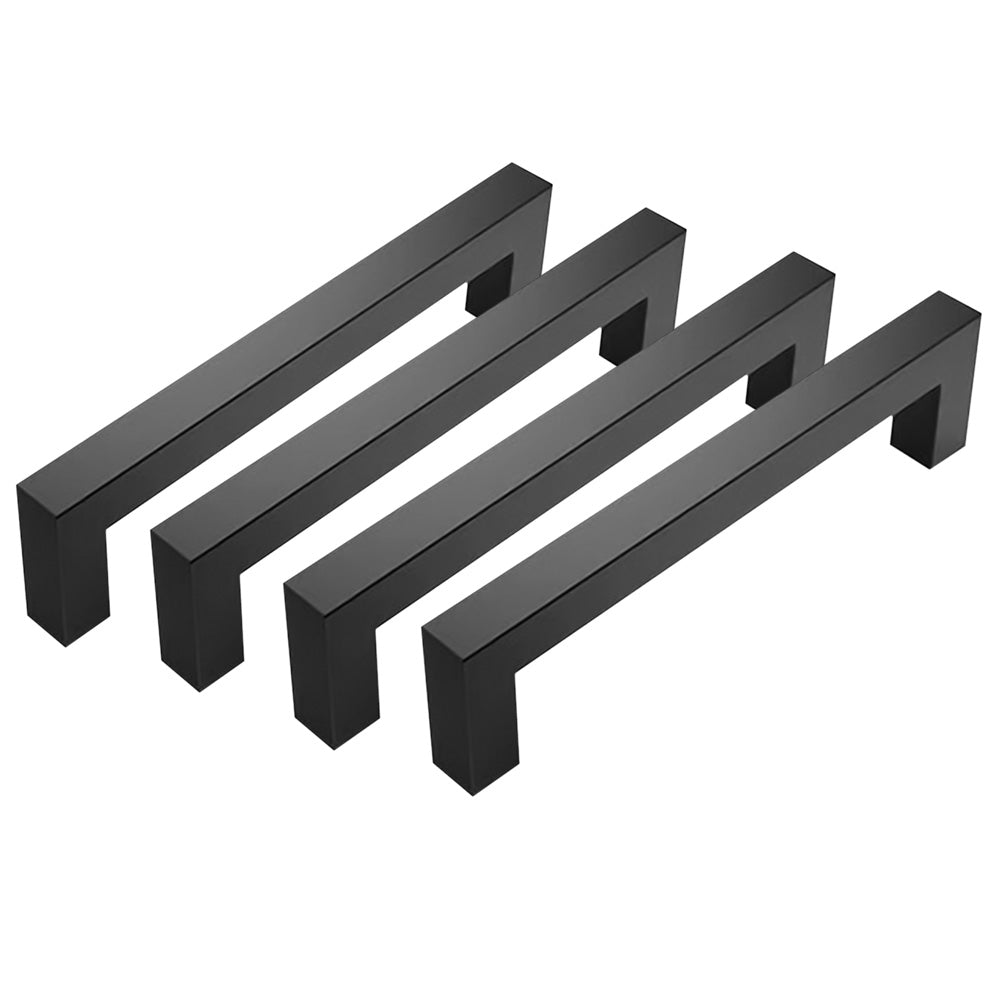 4X 12mm Square Stainless Steel Kitchen Cabinet and Door Handle