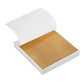 100 PCS Imitation Leaf Sheets Silver Foil Sheets for Nail Art Crafts Furniture