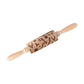 Christmas Embossing Rolling Pin Wooden Dough Roller-ELK