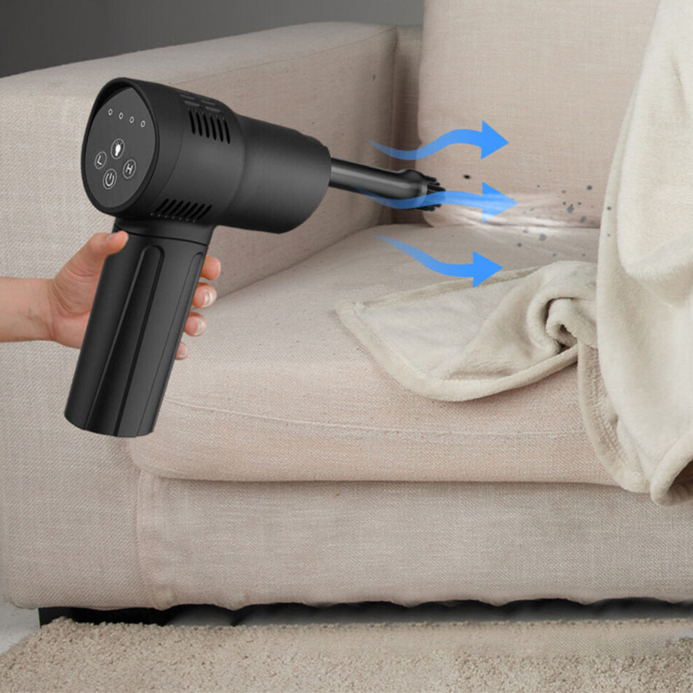 2Pcs 40000 RPM Cordless Rechargeable Compressed  Air Duster