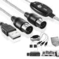 MIDI to USB Cable Adapter for Music Keyboard and Electronic Piano to PC
