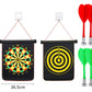 Roll Up Dartboard Set with 12 Darts Indoor Outdoor Game Toy Gift