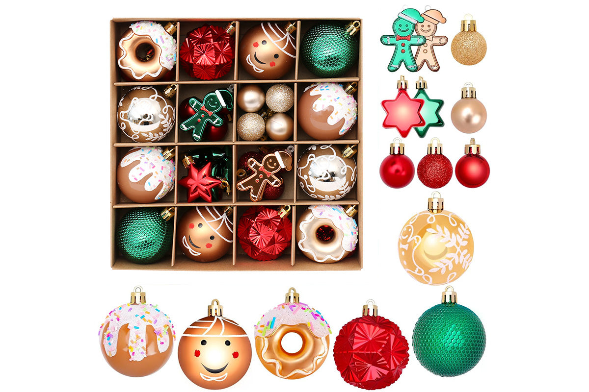 42-Piece Christmas Tree Decorations Ornament Set