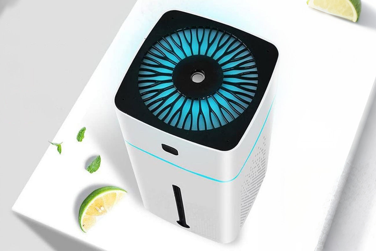 Air Humidifier Cool Mist with LED Light for Bedroom Office Desktop Home 1L