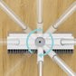 Long Handle Floor Scrub Brush Detachable Rotating V-Shaped Head Cleaning Tool