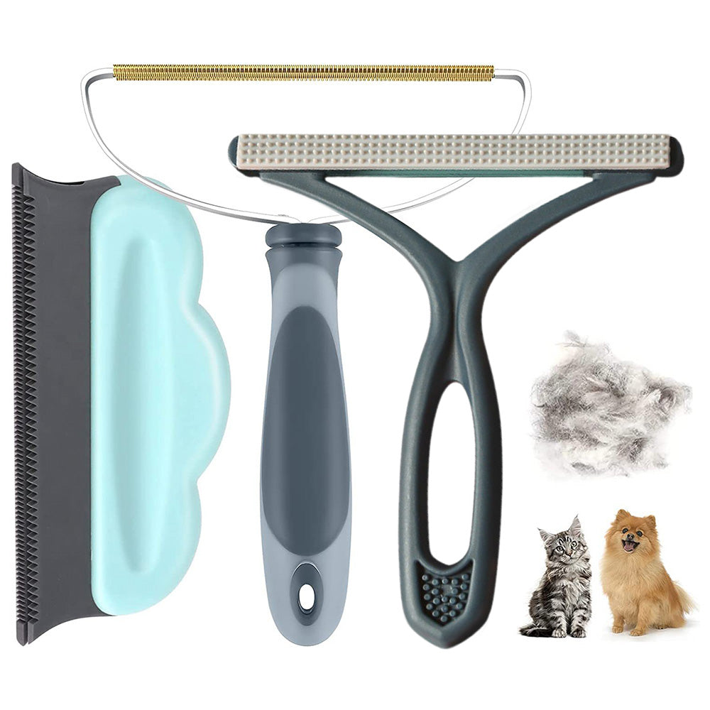 3PCS Pet Hair Remover Pet Hair Removal Tool Lint Shaver Cleaner Fur Removal Tool