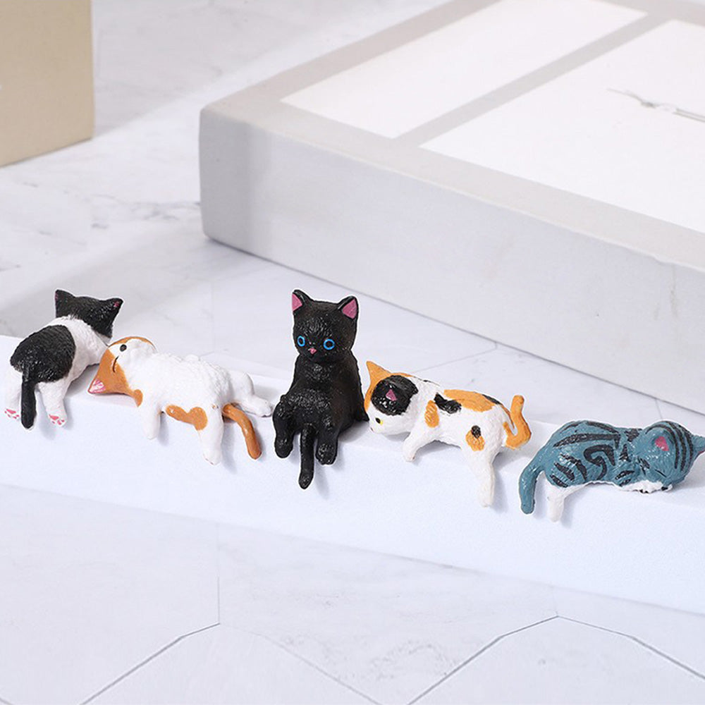 Cat Dashboard Decorations Set of 5 Car Interior Accessories for Women and Girls