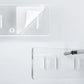 2Pcs Sunglasses Rack Wall Clear Acrylic Wall Mount Glasses Holder Glasses Storage
