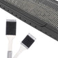 2 Pack BBQ Grill Brush Set Stainless Steel Wire Brushes in 41.9cm and 35.6cm for Outdoor Grilling