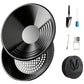 7 Piece Black Gold Panning Prospecting Kit with Pan Shovel Vial and Bag