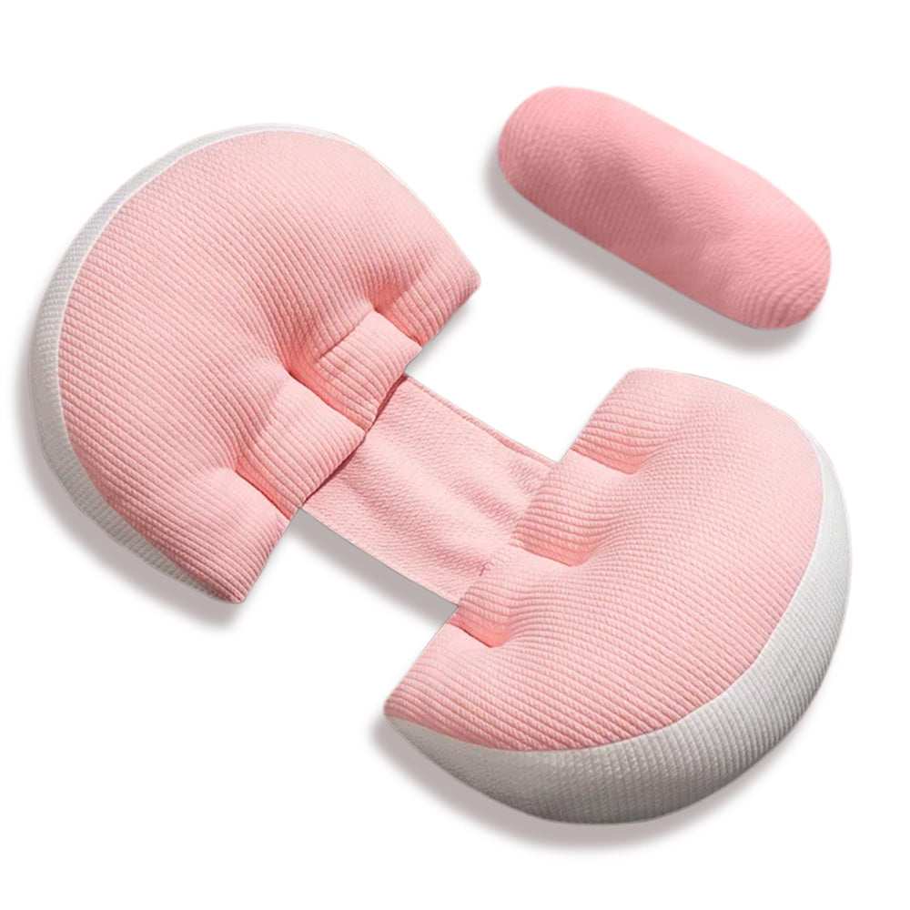 Portable Pregnancy Pillow W Shaped Maternity Support For Side Sleepers