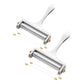 2Pcs Adjustable Thickness Cheese Slicer with 2 Replacement Stainless Steel Cutting Wires