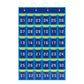 Numbered Classroom Sundries Closet Pocket Chart for Cell Phones Holder