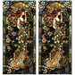 2Pcs Static Cling Window Film Stained Glass Sticker Fairy Decor Glass Privacy Film