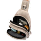 PU Leather Sling Belt Chest Bag