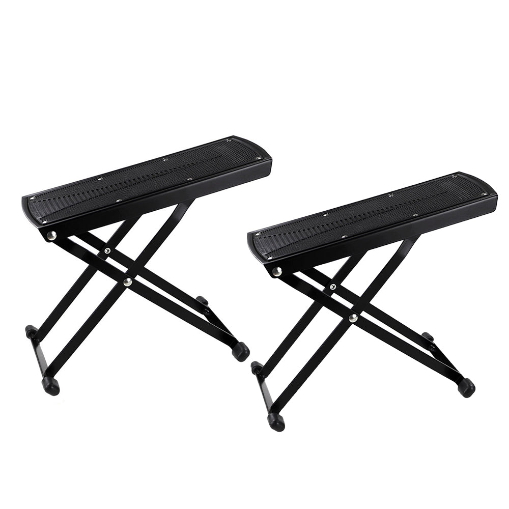 2Pcs Guitar Foot Rest Stand with 6-Position Adjustable Height