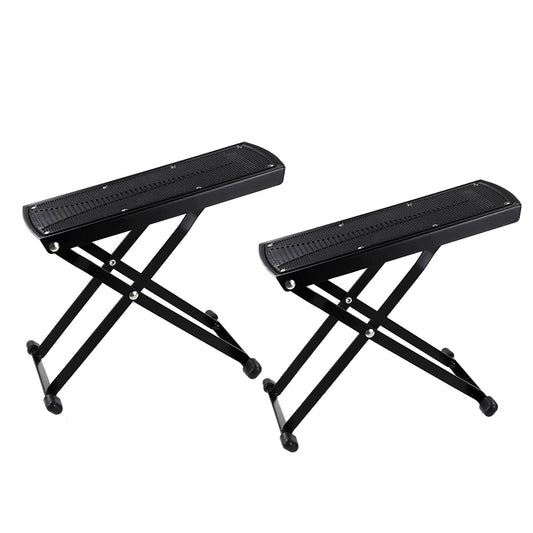 2Pcs Guitar Foot Rest Stand with 6-Position Adjustable Height