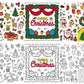 76x183cm Christmas Giant DIY Coloring Poster