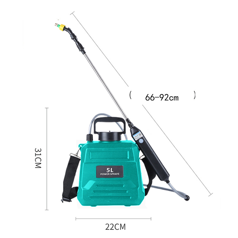 5L Rechargeable Backpack Farm Garden Weed Sprayer