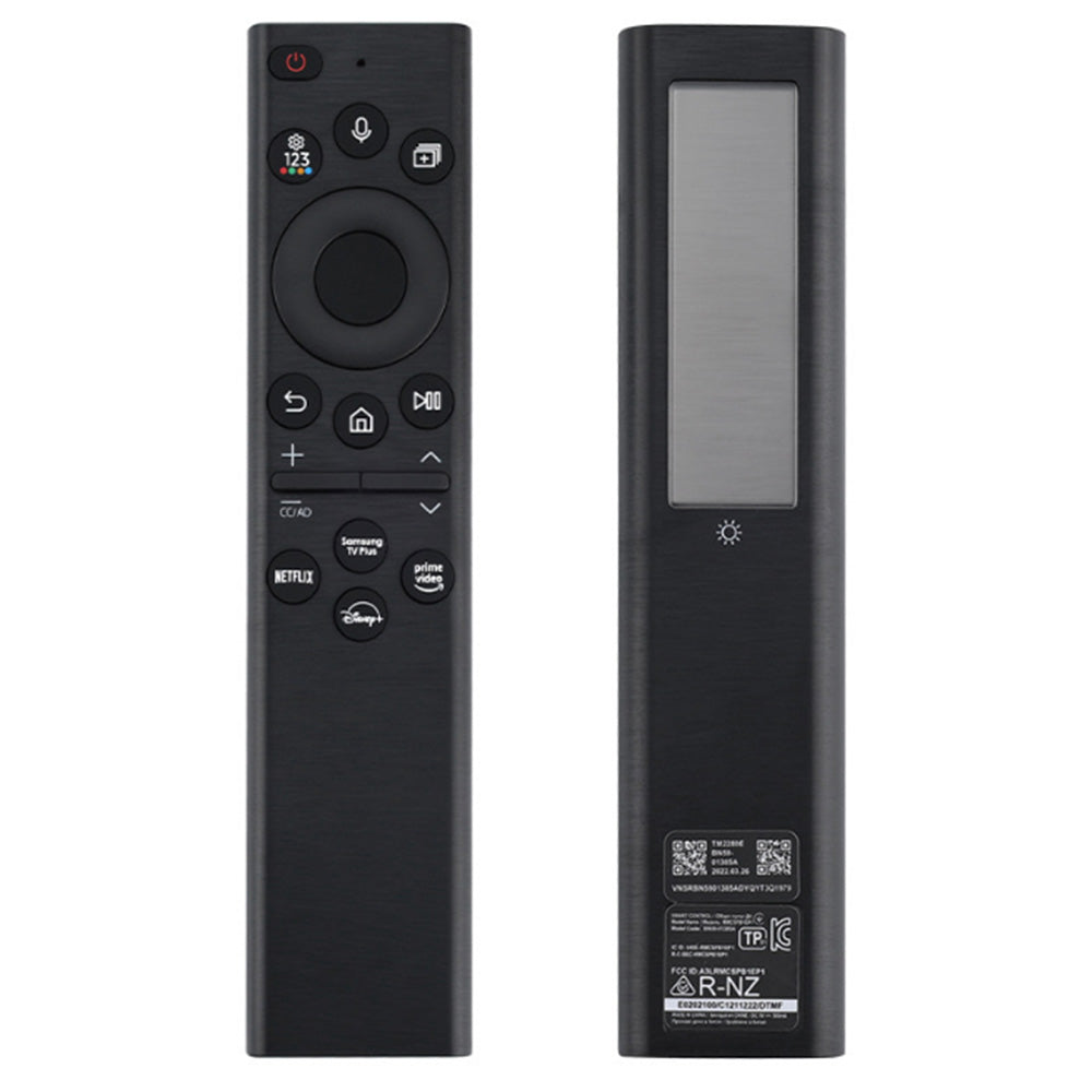 Solar Voice Remote Control for Samsung Smart 4K 8K Ultra HD TVs with Shortcut Buttons