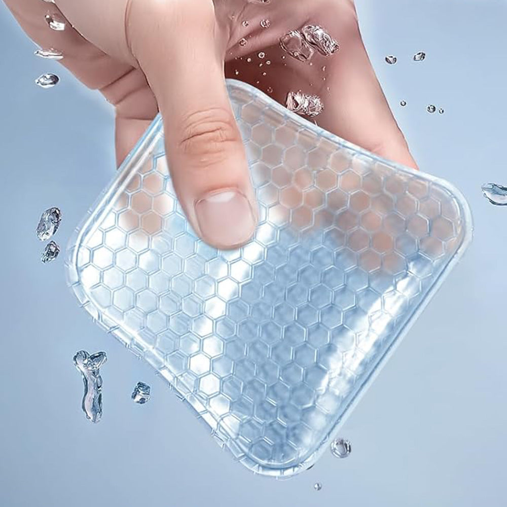 2 Pairs Non-Slip Transparent Arch Support Inserts for Comfortable Arch Support