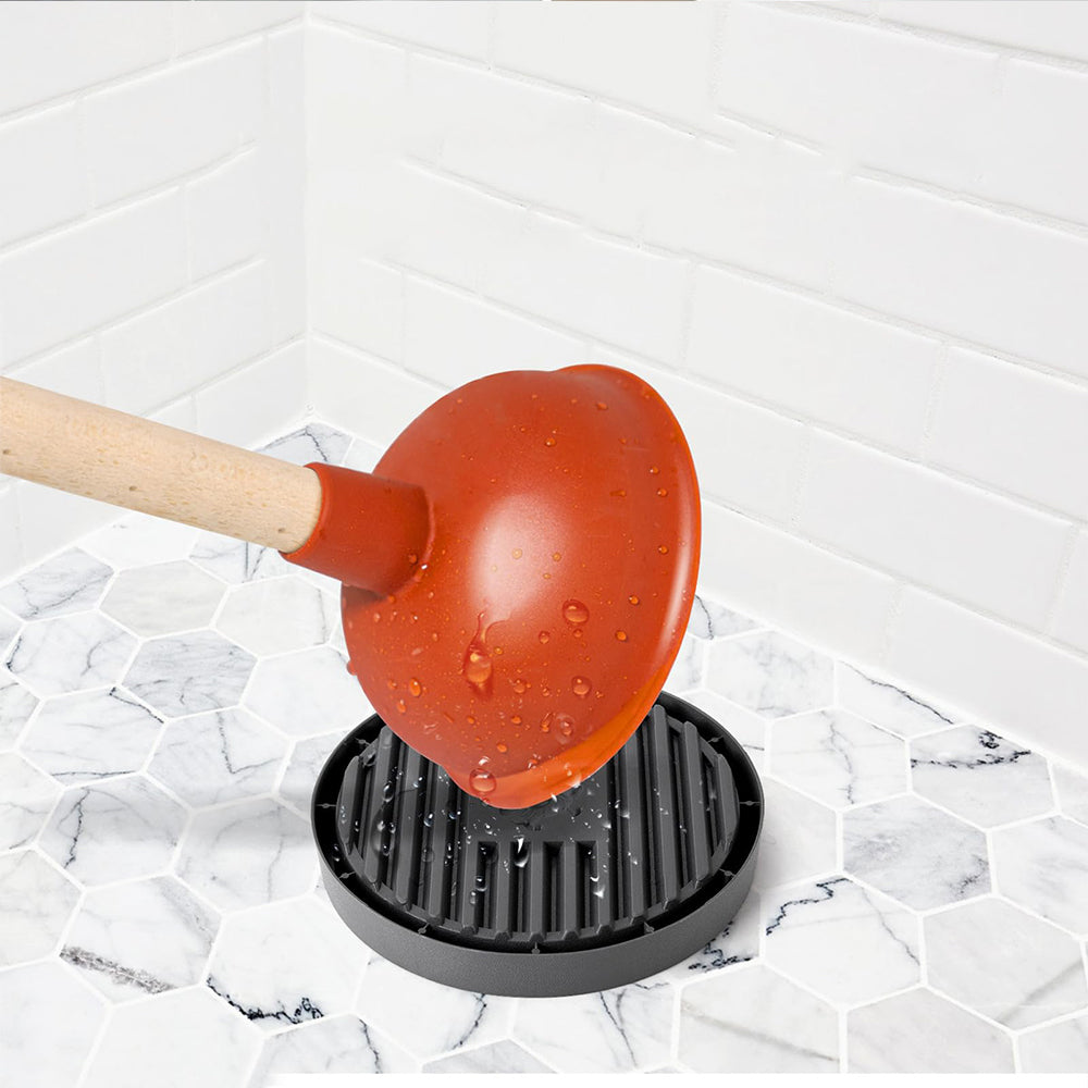 Universal Toilet Plunger Holder Drying Pad