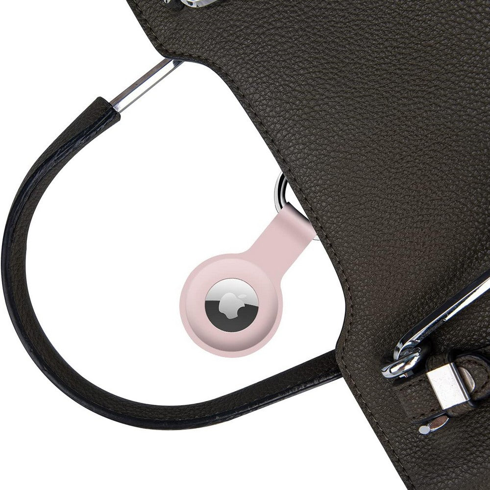 4Pcs AirTag Holder AirTag Case with Keychain Silicone Air Tag Cover