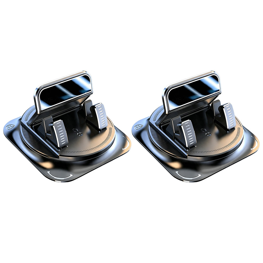 2Pcs 360 Degree Rotating Nonslip Dashboard Phone Holder for Car Navigation