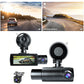 Dash Cam with WiFi Front Rear Interior Recording Night Vision