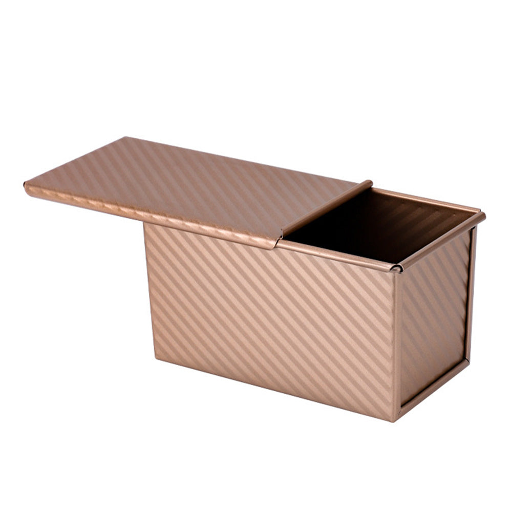 3Pcs Carbon Steel Loaf Pan Set 1kg 0.45kg 0.36kg Dough Capacity with Brush and Scraper