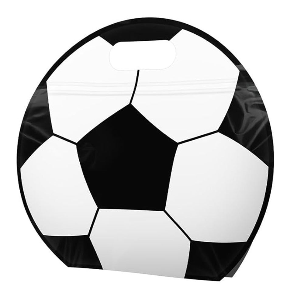 20 Soccer and American Football Resealable Candy Bags with Handles
