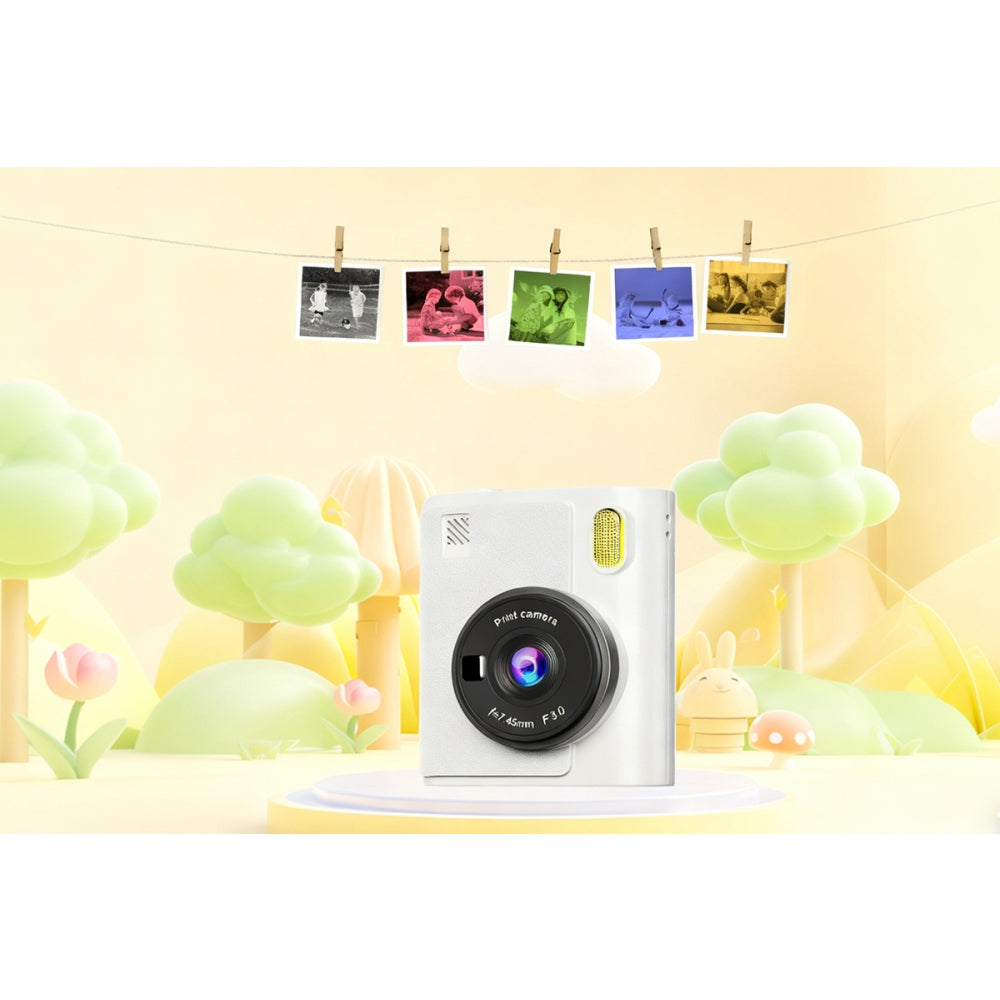 Instant Print Camera HD Video Recorder Support Monochrome Printing