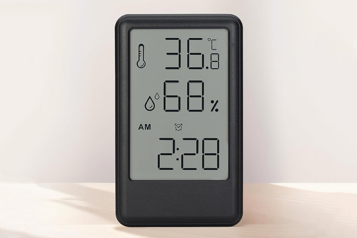 3 in 1 Digital Hygrometer Indoor Room Thermometer and Digital Clock