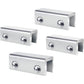 4 Pack Sliding Window Locks with Key for Vertical Horizontal Sliding Windows Doors