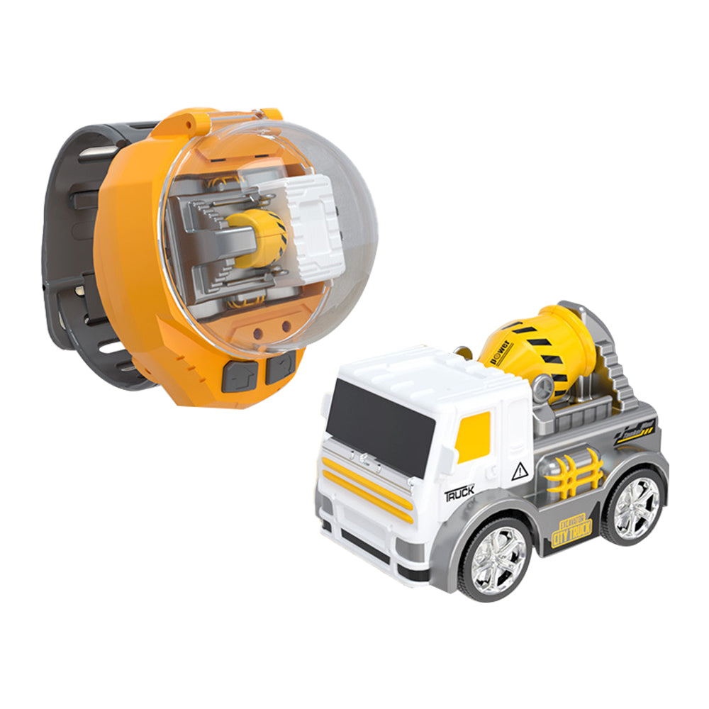 Mini Remote Control Bulldozer Watch Toy with USB Charging