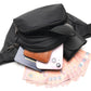 Waist Bag With 3 Zipper Pockets Crossbody Bag Unisex Large Fanny Pack For Travel Holiday