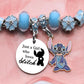 Adjustable Lilo & Stitch Inspired Bracelet