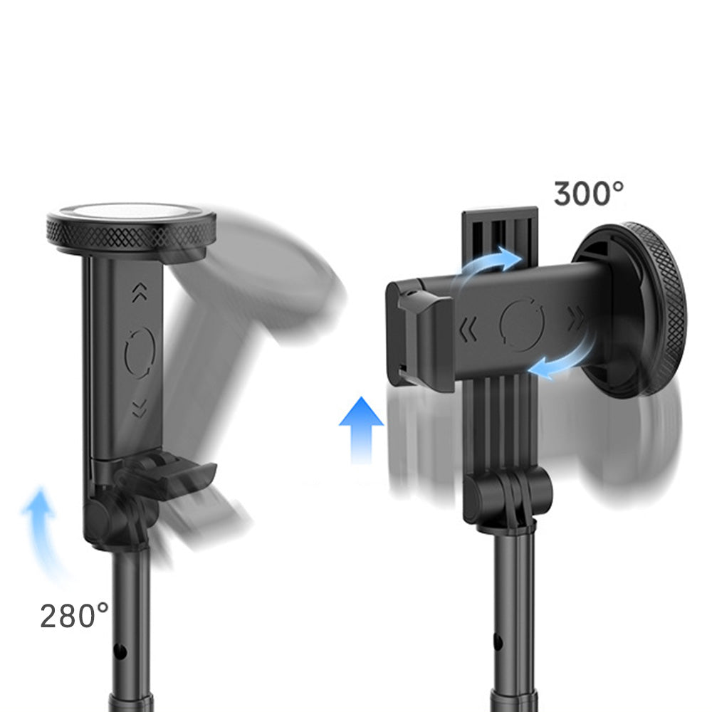 Bluetooth Selfie Stick Tripod 1.7m Universal Phone Stand for Travel Video Live Streaming