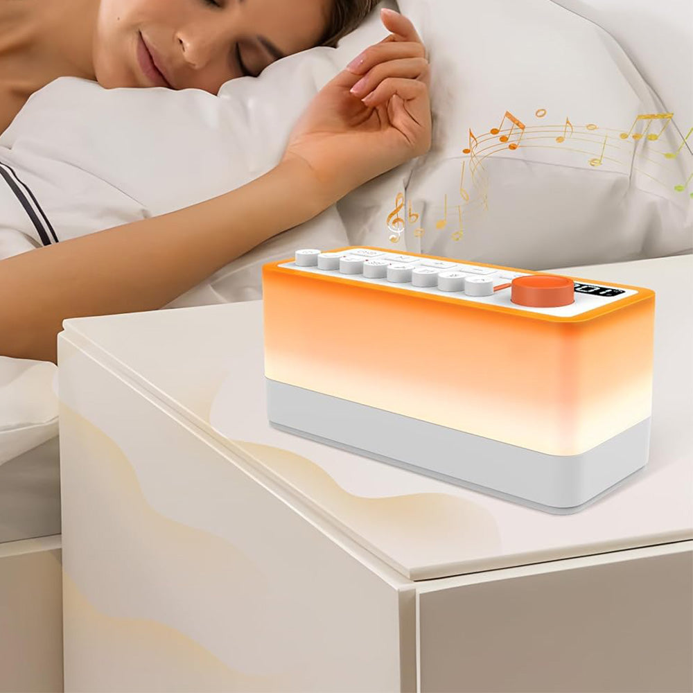 White Noise Sleep Sound Machine with Night Light and Sleeper Timer