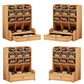 Wooden Desk Organizer with Drawers Art Supplies Storage Desktop Stationary