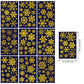 Christmas Window Clings Snowflakes Static Stickers Gold Silver for Holiday Decorations