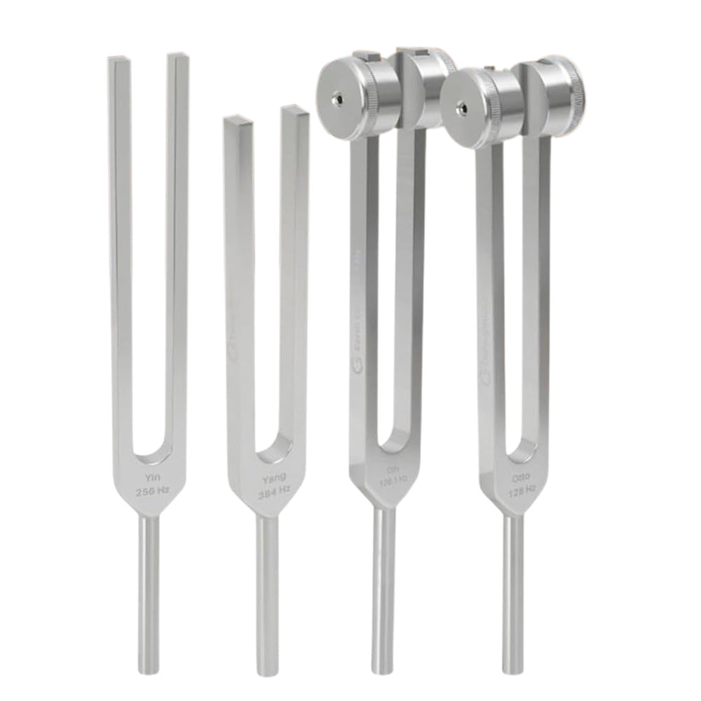 4Pcs Resonance Healing Tuning Fork Set Sensory Tool for Yoga Meditation