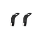 2Pcs Black PU Leather Car Seat Headrest Hanging Hook