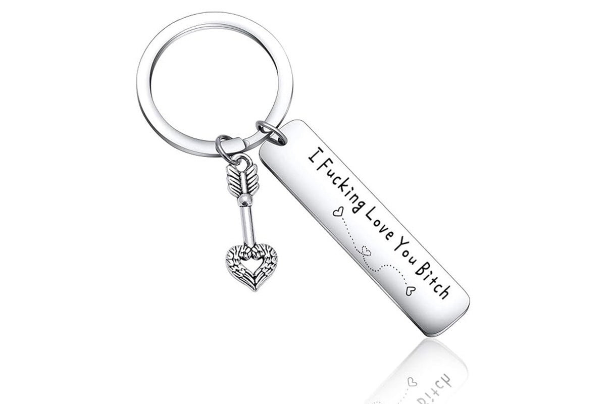 Best Friend Keychain Stainless Steel Key Chain