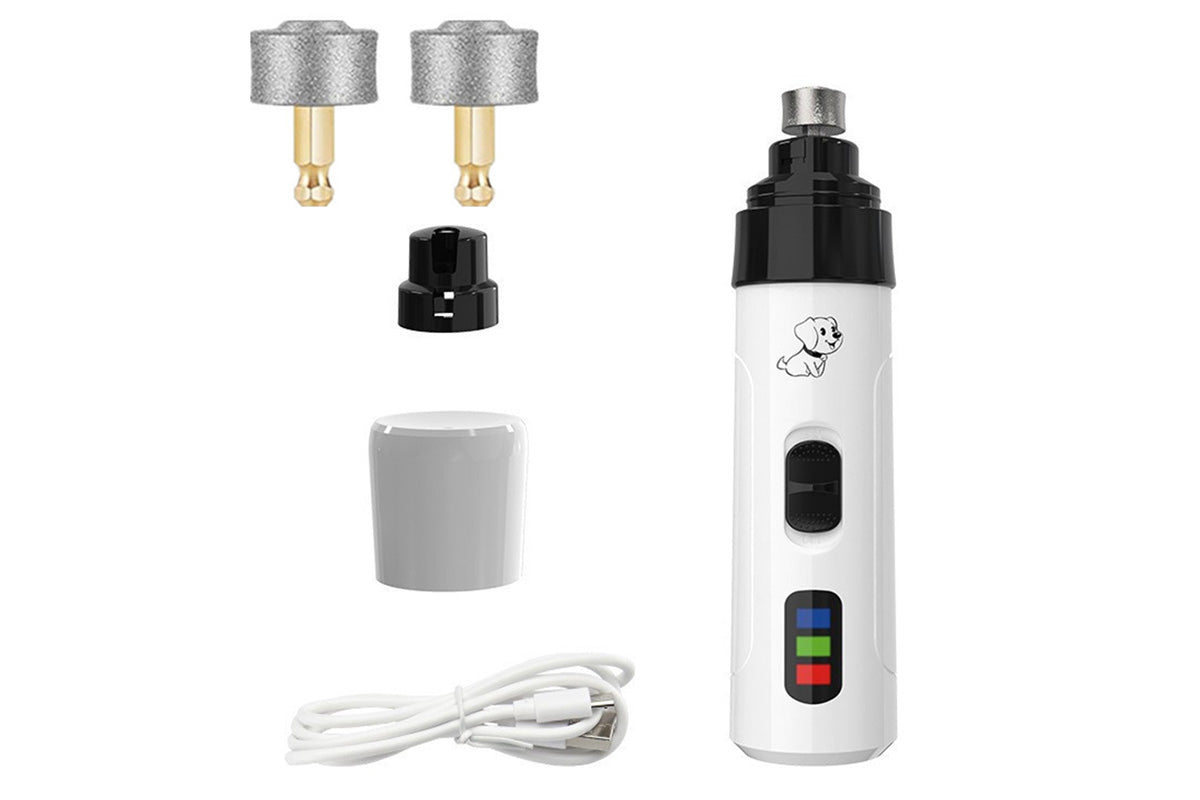 Electric Pet Nail Grinder 2-Speed Toenail Grooming Grinder
