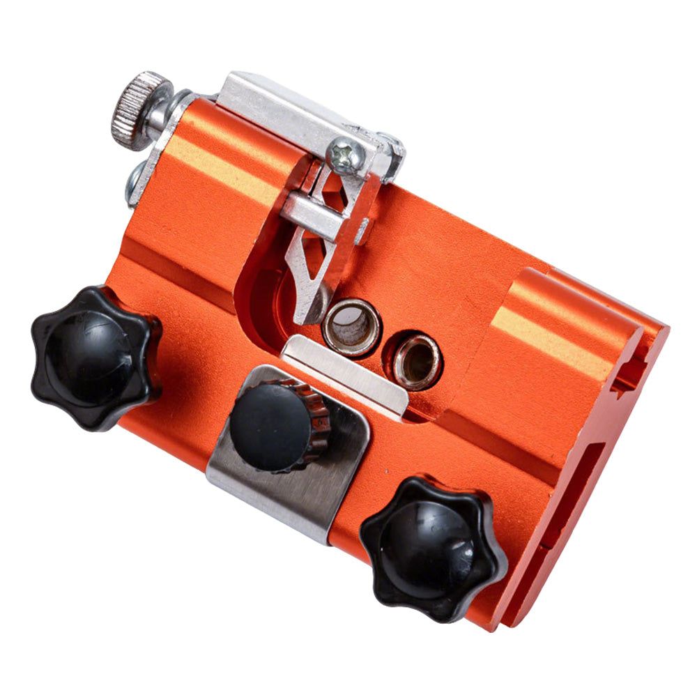 Portable Hand Crank Chain Sharpening Tool Set With 3 Grinding Heads