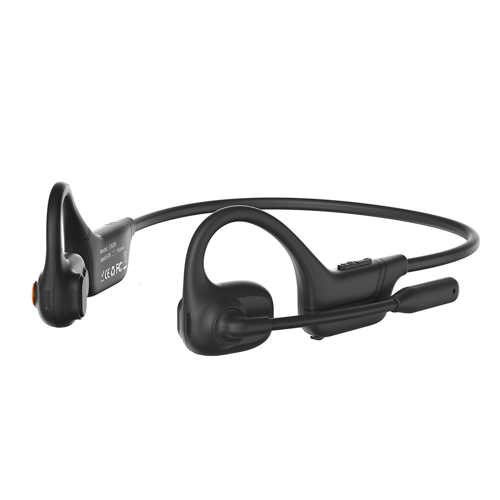 Open Ear Air Conduction Bluetooth Headphones with Noise Canceling Mic for Sports Office