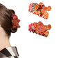 Christmas Hair Claw Clips with Santa Gingerbread Man Design