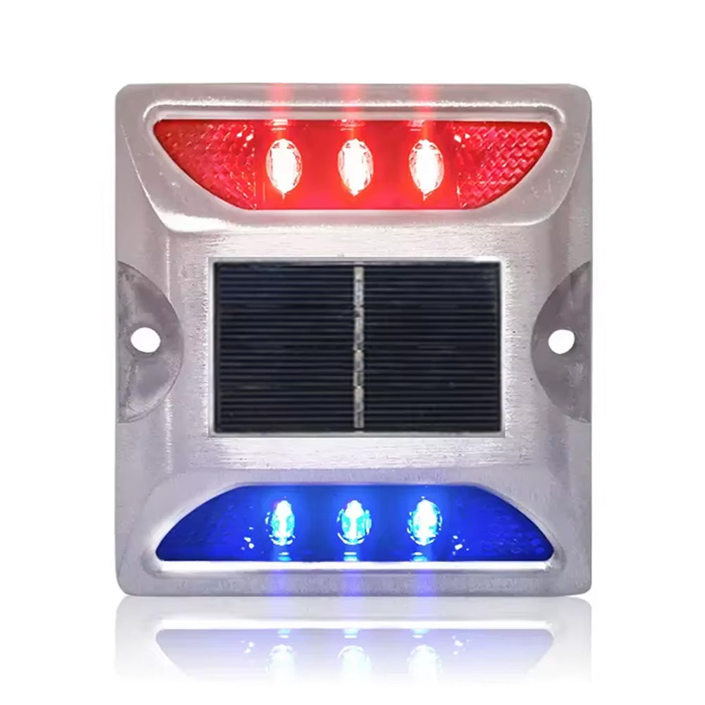 2 Pack Solar Deck Lights for Outdoor Roadway Driveway and Path Marking
