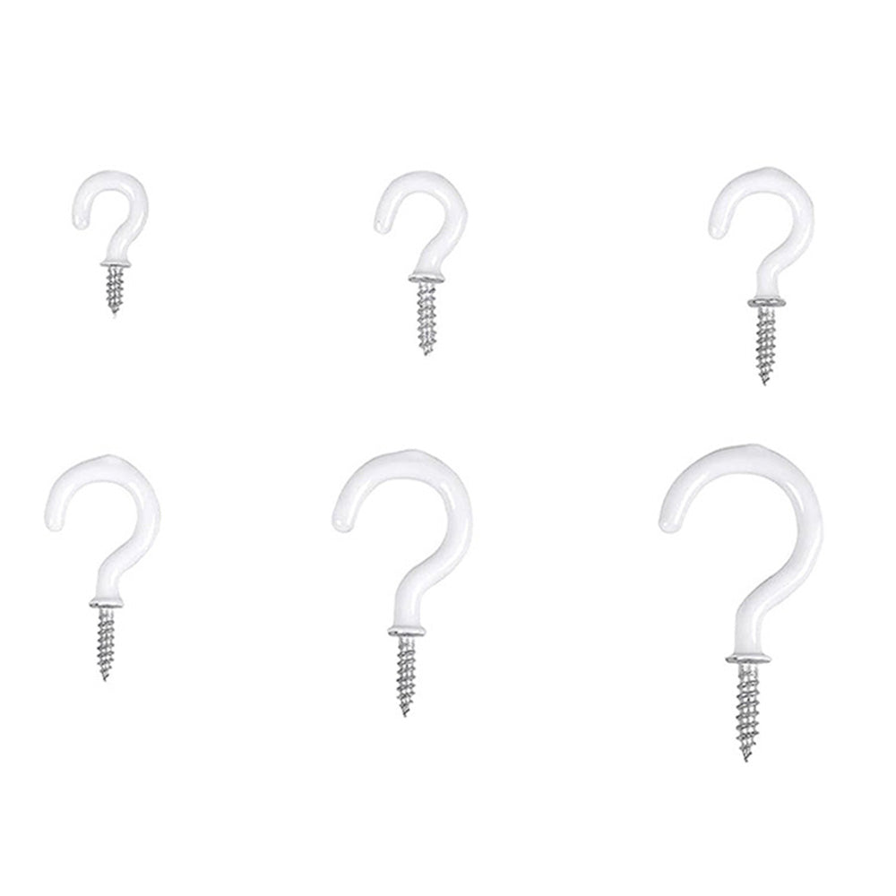 90 PCS Ceiling Hooks with 1 Storage Box Durable Wall Hooks for Hanging Cups Plant Tools